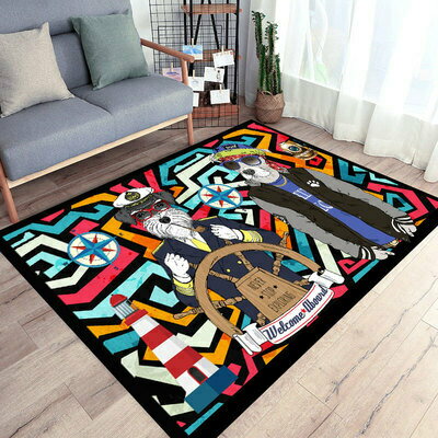 樂天商城 - ラグカーペット リビングマット ラグマット 動物シリーズ 滑り止め付 ホットカーペット対応 床暖房対応 サイズオーダー可能