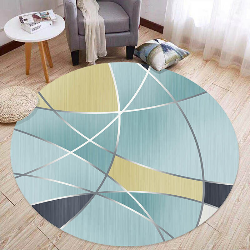 Patterned - ラグカーペット リビングマット ラグマット、カーペット、ラグ、マッ 滑り止め付 ホットカーペット対応 床暖房対応 サイズオーダー可能