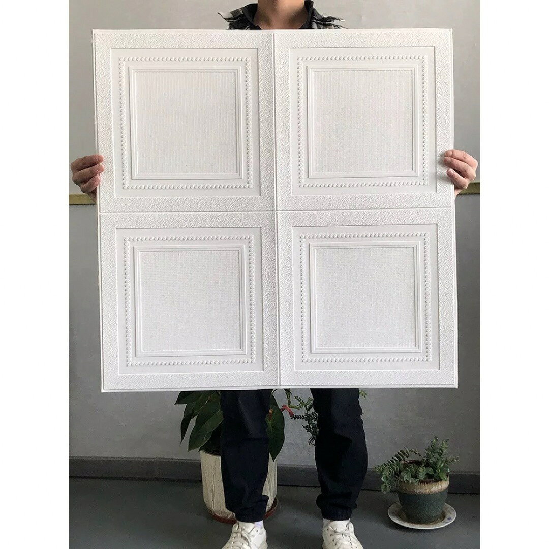 商品説明厚さ：0.3cm状態：新品材質：XPEエコ?フォーム40枚?70cm×70cm裏面に粘着性があり、はがすと、壁に貼ることができる3D壁紙防水?汚い防止?カビ防止貼り付け方は簡単。各場所に適用手作業での採寸の為、若干誤差がある場合があります。ご了承下さい。新品、未使用なので、少し匂いがします。数日に置いて匂いが消えます。 お客様のご覧になっているモニター等により多少色が異なる場合がございます。あらかじめご了承ください。複数ご注文の場合やお急ぎの場合は必ず事前に納期のお質問をお願いいたします。サイズの誤差は多少発生します。ご了承下さい。 注意事項1丶ご利用のPC環境により、実際の商品と色が異なる場合がございます。予めご了承ください。2丶新品未使用品ですが、外箱に初期からのスレ、剥げ歪みなどあります。商品が輸送中に破損しないよう、木箱で商品を詰めてしまう場合がございますので、ご了承ください。3丶ご注文完了後、お客様都合による交換キャンセル及び不良品以外のご返品ご交換はお受け致しておりません。4丶梱包材のみの損傷や、お客様のイメージ違いによる性能、色、形、サイズの違い、ご注文間違い等による返品もお受けできません。配送なので軽微な傷などがつく場合がありますので、?神経質な方のご購入はご遠慮ください。5丶品質に極端なこだわりをお持ちの方、極端に神経質な方はご購入ご遠慮ください，返品は対応していません6丶きちんと検品しておりますが、に比べ作りが甘い場合がございます。傷がある場合がございます。完璧を求める方はご注文をお控えください。上記理由の返品交換は承ることが出来ませんので予めご了承くださいませ。約2ヶ月前商品説明厚さ：0.3cm状態：新品材質：XPEエコ?フォーム40枚?70cm×70cm裏面に粘着性があり、はがすと、壁に貼ることができる3D壁紙防水?汚い防止?カビ防止貼り付け方は簡単。各場所に適用手作業での採寸の為、若干誤差がある場合があります。ご了承下さい。新品、未使用なので、少し匂いがします。数日に置いて匂いが消えます。 お客様のご覧になっているモニター等により多少色が異なる場合がございます。あらかじめご了承ください。複数ご注文の場合やお急ぎの場合は必ず事前に納期のお質問をお願いいたします。サイズの誤差は多少発生します。ご了承下さい。 注意事項1丶ご利用のPC環境により、実際の商品と色が異なる場合がございます。予めご了承ください。2丶新品未使用品ですが、外箱に初期からのスレ、剥げ歪みなどあります。商品が輸送中に破損しないよう、木箱で商品を詰めてしまう場合がございますので、ご了承ください。3丶ご注文完了後、お客様都合による交換キャンセル及び不良品以外のご返品ご交換はお受け致しておりません。4丶梱包材のみの損傷や、お客様のイメージ違いによる性能、色、形、サイズの違い、ご注文間違い等による返品もお受けできません。配送なので軽微な傷などがつく場合がありますので、?神経質な方のご購入はご遠慮ください。5丶品質に極端なこだわりをお持ちの方、極端に神経質な方はご購入ご遠慮ください，返品は対応していません6丶きちんと検品しておりますが、に比べ作りが甘い場合がございます。傷がある場合がございます。完璧を求める方はご注文をお控えください。上記理由の返品交換は承ることが出来ませんので予めご了承くださいませ。約2ヶ月前