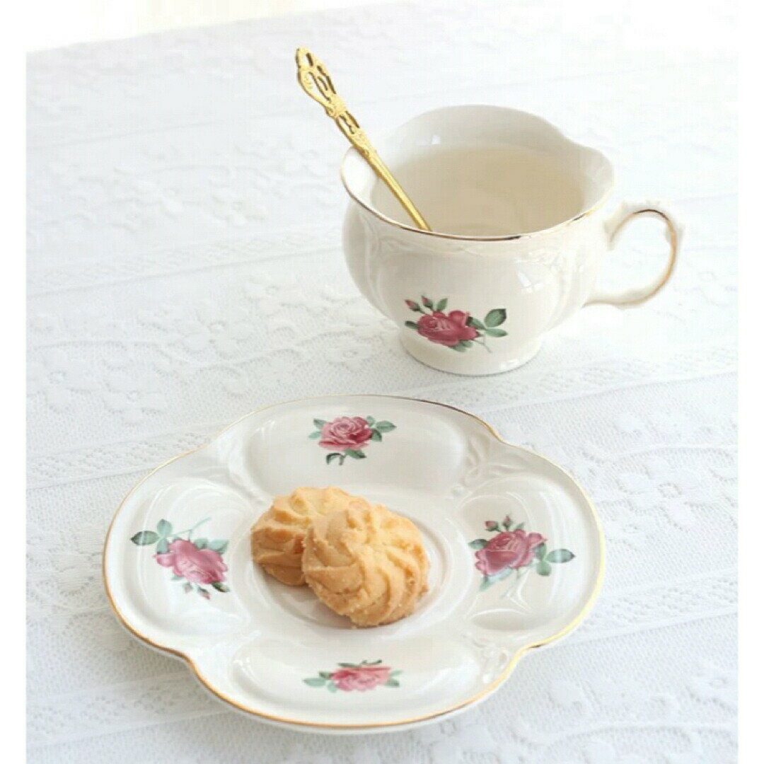 ティー コーヒーカップセット カップ＆ソーサー1客セット 陶磁器ティーセット
