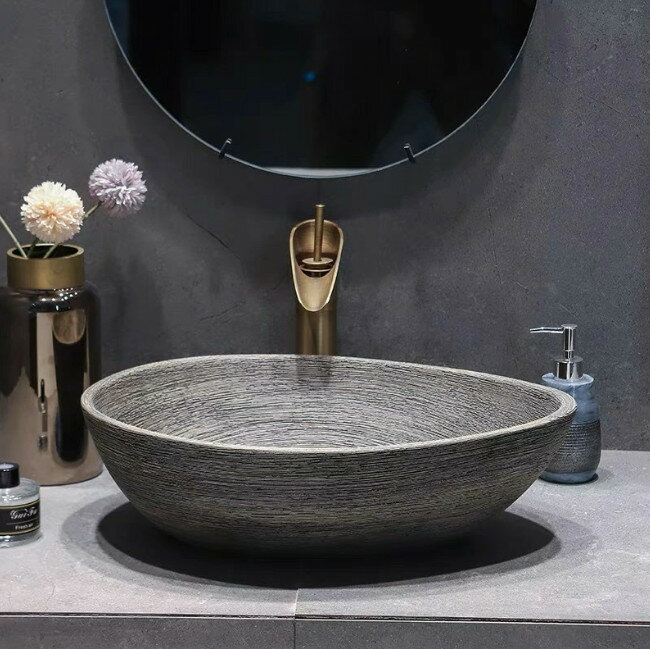 置型洗面ボウルセット 手洗い器 デザイン 陶磁...の紹介画像3