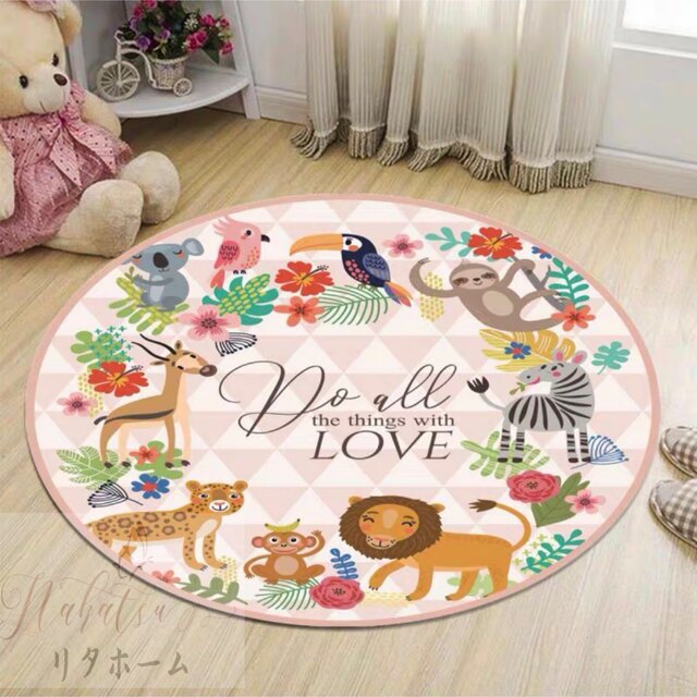 ラグマット リビングマット 玄関マット．カーペットお風呂マット 80cm