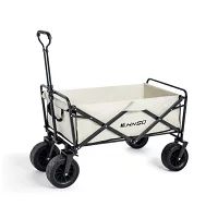 アウトドアワゴン キャリーカート キャリーワゴン 耐荷重150kg 折りたたみ 大型タイヤ 大容量 120L 4輪 簡単収納 全国送料無料