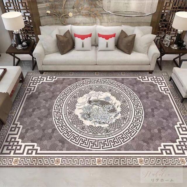 Patterned - ラグカーペット ラグマット 160x230cm ホットカーペット対応 玄関マット