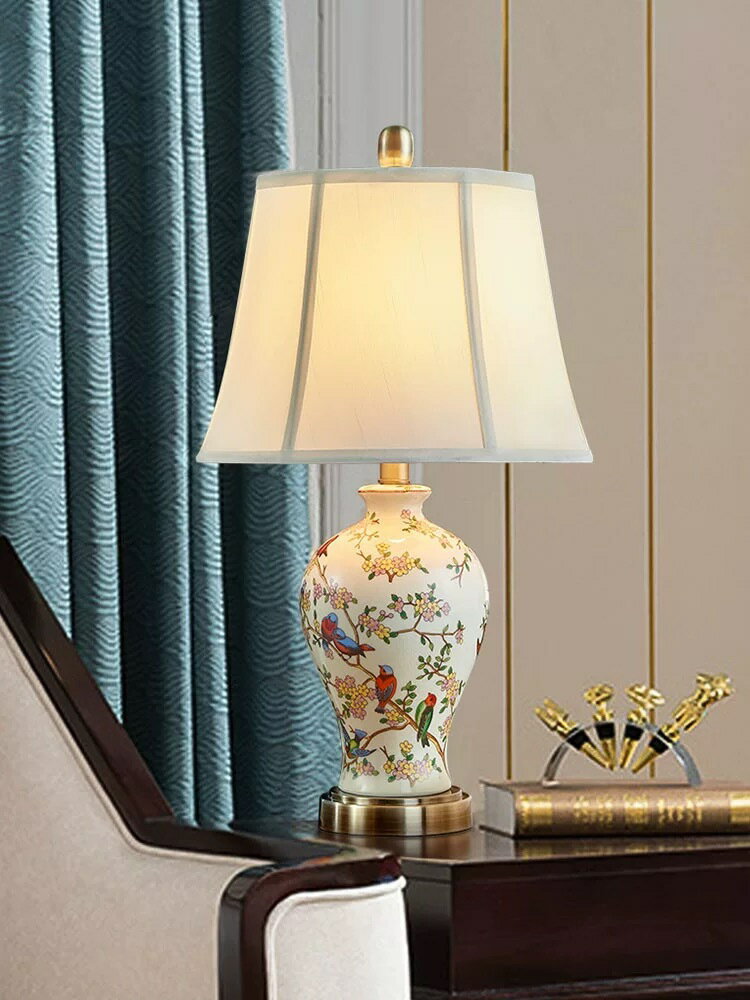 照明スタンドライト テーブルランプ デスクライト 卓上ステンド高級陶器スタンド