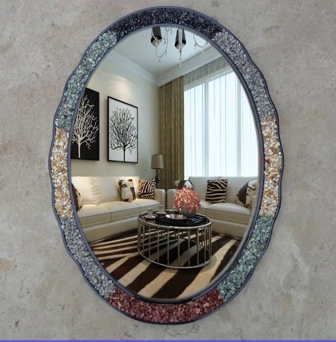 豪華鏡 アンティーク調 壁掛け鏡 壁掛け 壁掛けミラー ウォールミラー 67x87