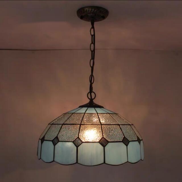 Orchid Lamps - ステンドグラス　ペンダントライト豪華天井照明ステンドグラスランプ工芸品 電源直結タイプ