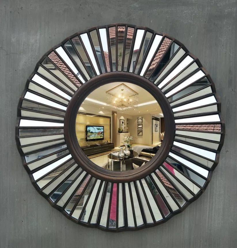 サイズ(cm) ： 幅77 x 高さ77材質 ： ミラー　樹脂　他重さ： 4kg 複数ご注文の場合やお急ぎの場合は必ず事前に納期のお質問をお願いいたします。注意事項1、ランプがつくかどうかの確認をしてから出荷しますので、多少緩衝材がいたんだ...