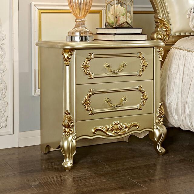 高級ベッドサイド用テーブル サイドテーブル 収納キャビネット 引き出しチェスト