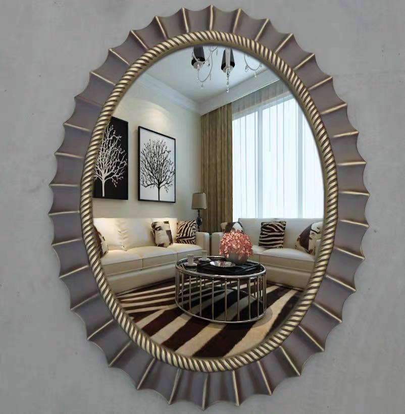 樂天商城 - 高級豪華鏡 アンティーク調 壁掛け鏡 壁掛け 壁掛けミラー ウォールミラー 70x89