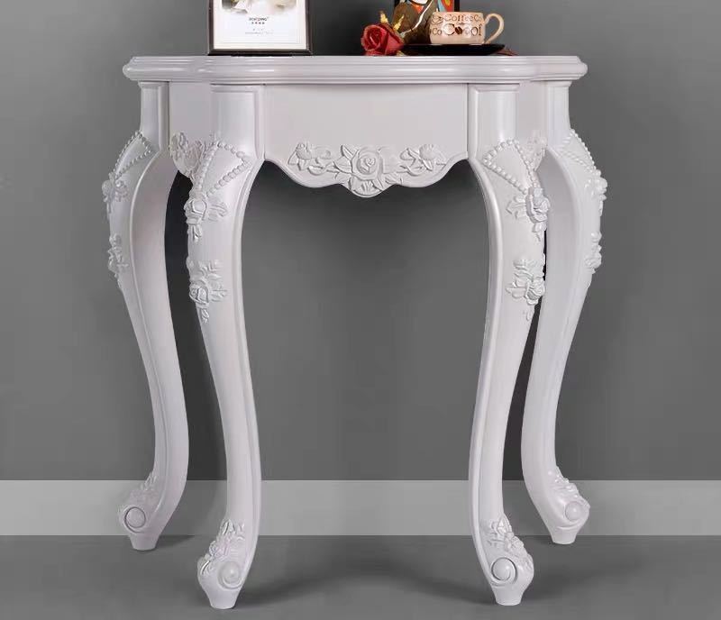 高級サイドテーブル コンソールテーブル 玄関テーブル 花台 電話台 アンティーク調デザイン