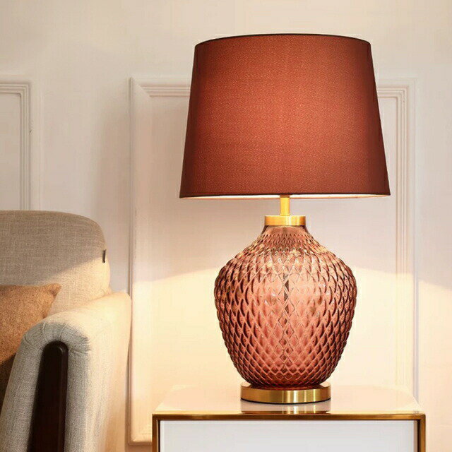 樂天商城 - 照明スタンドライト テーブルランプ デスクライト 高級ガラス卓上ステンド