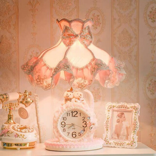 照明 スタンドライト テーブルランプ デスクライト姫系雑貨 花柄ローズステンド