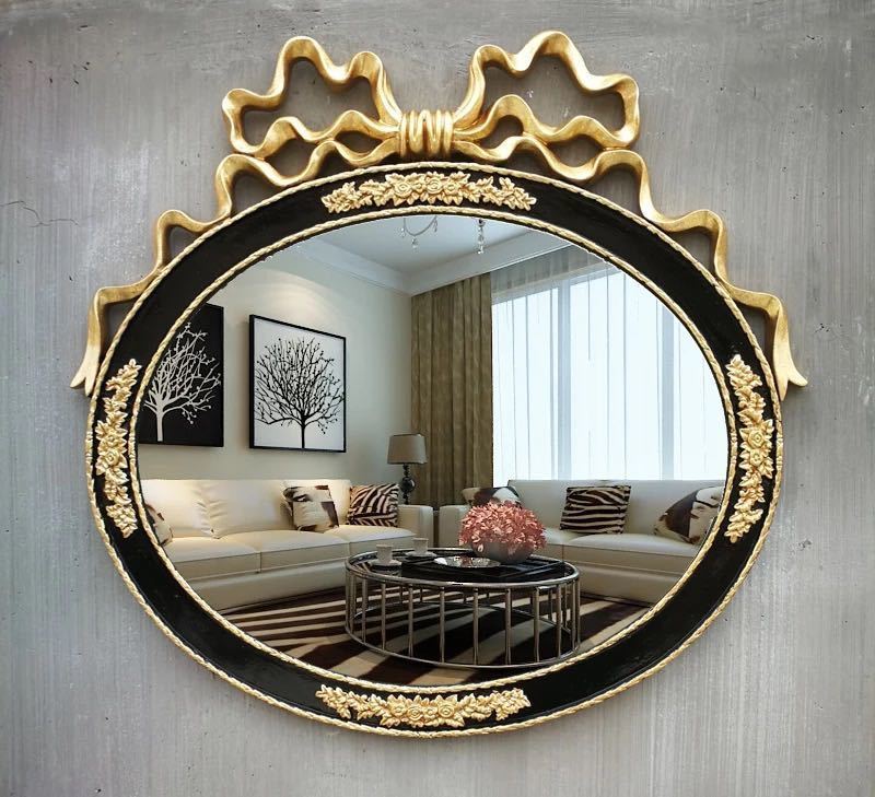 豪華鏡 アンティーク調 壁掛け鏡 壁掛け 壁掛けミラー ウォールミラー 72x69 5(3.0)