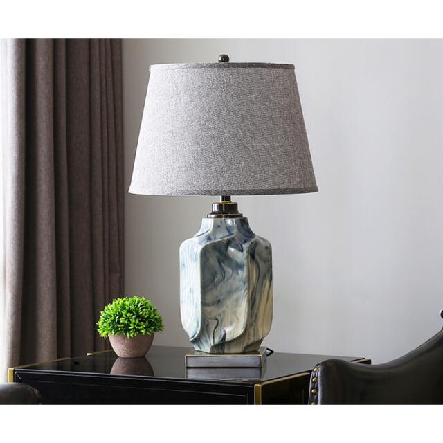 高級照明スタンドライト テーブルランプ デスクライト 陶器卓上ステンド