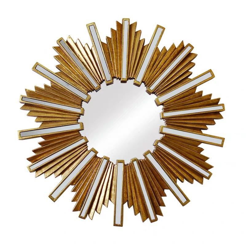 豪華鏡 アンティーク調 壁掛け鏡 壁掛け 壁掛けミラー ウォールミラー 55x55