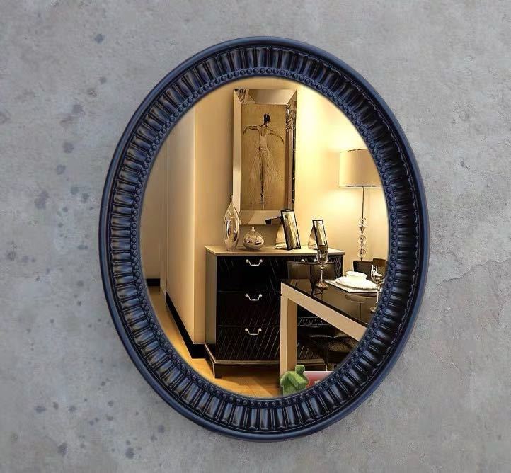 豪華鏡 壁掛け鏡 アンティーク調 ．壁掛け 壁掛けミラー ウォールミラー 55x68