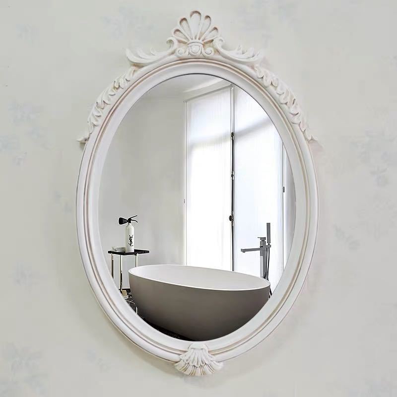 Mirror - 豪華鏡 アンティーク調 壁掛け鏡 壁掛け ．壁掛けミラー ウォールミラー 53x80