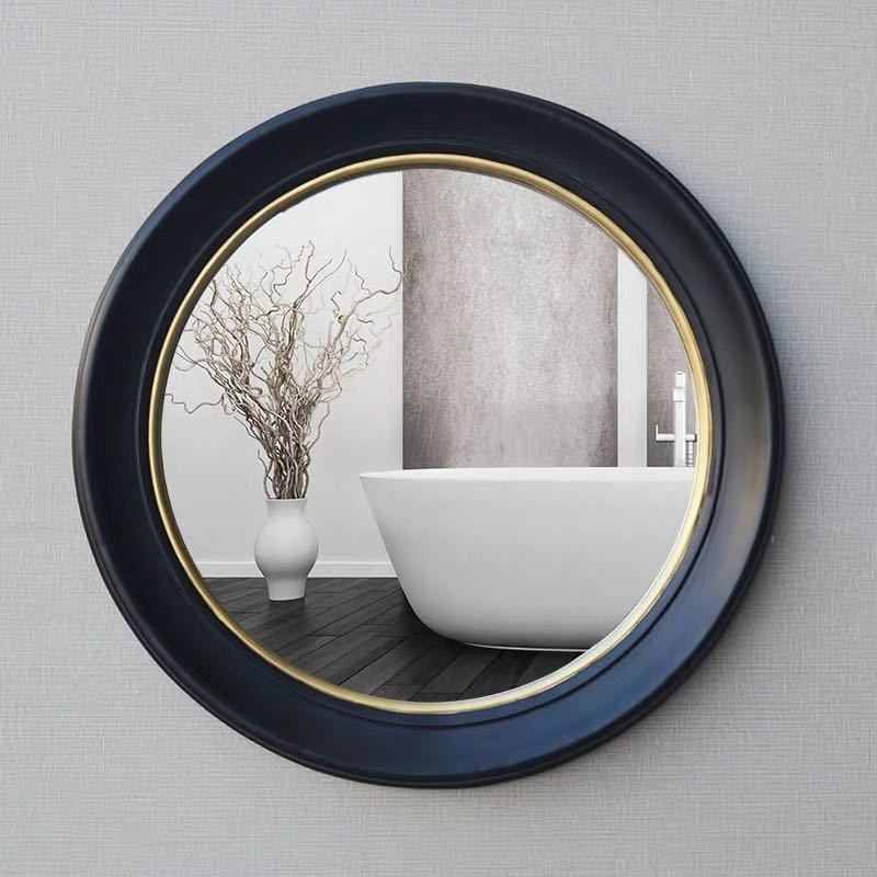 樂天商城 - 豪華鏡 アンティーク調 壁掛け鏡 壁掛け 壁掛けミラー ウォールミラー 58x58