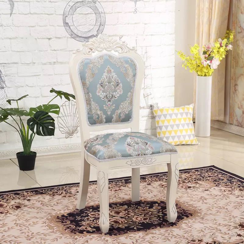 ダイニングチェア 食卓イス シャビーシック アンティーク調家具 椅子 イス ヨーロピアン 猫足 ロマンチック 姫 プリンセス 家具 かわいい ロココ 調 猫脚