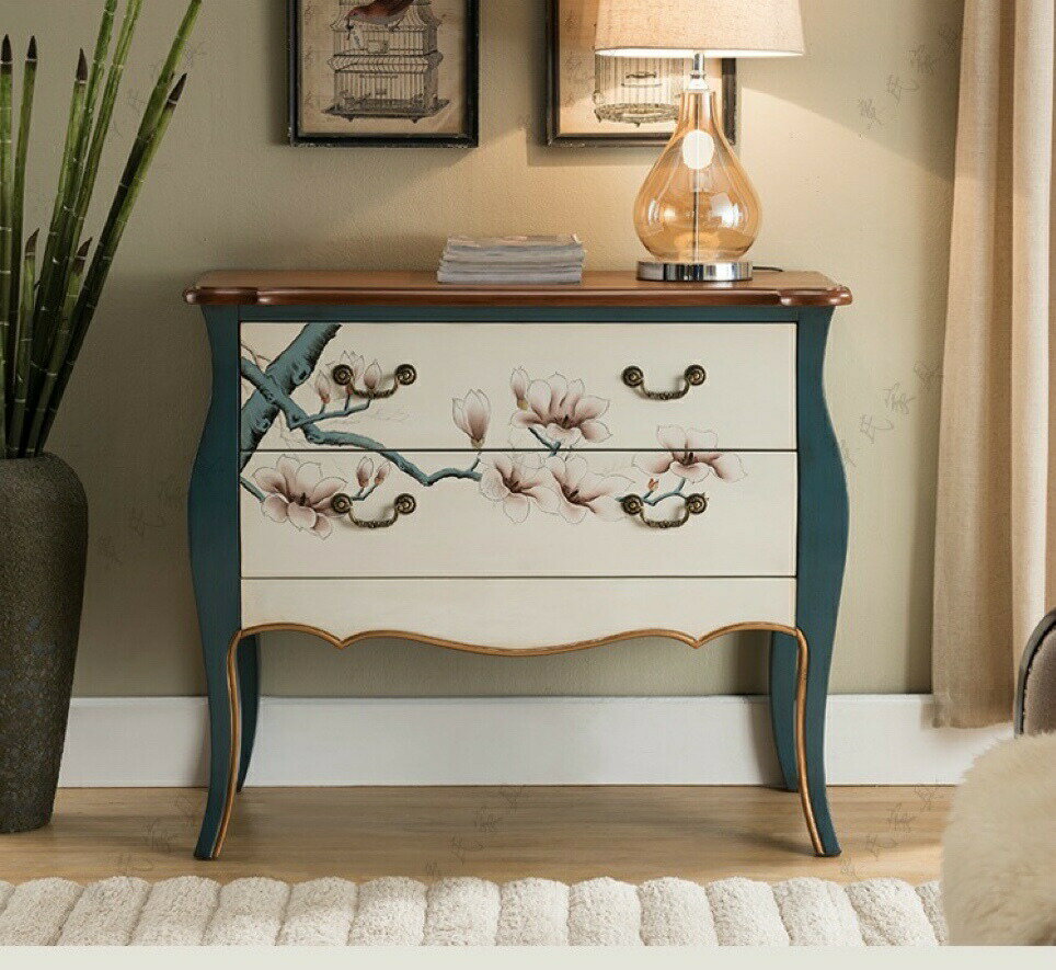 高級チェスト 玄関テーブル 洋タンス ウェール コンソールチェスト アンティーク調デザイン ．姫系家具..