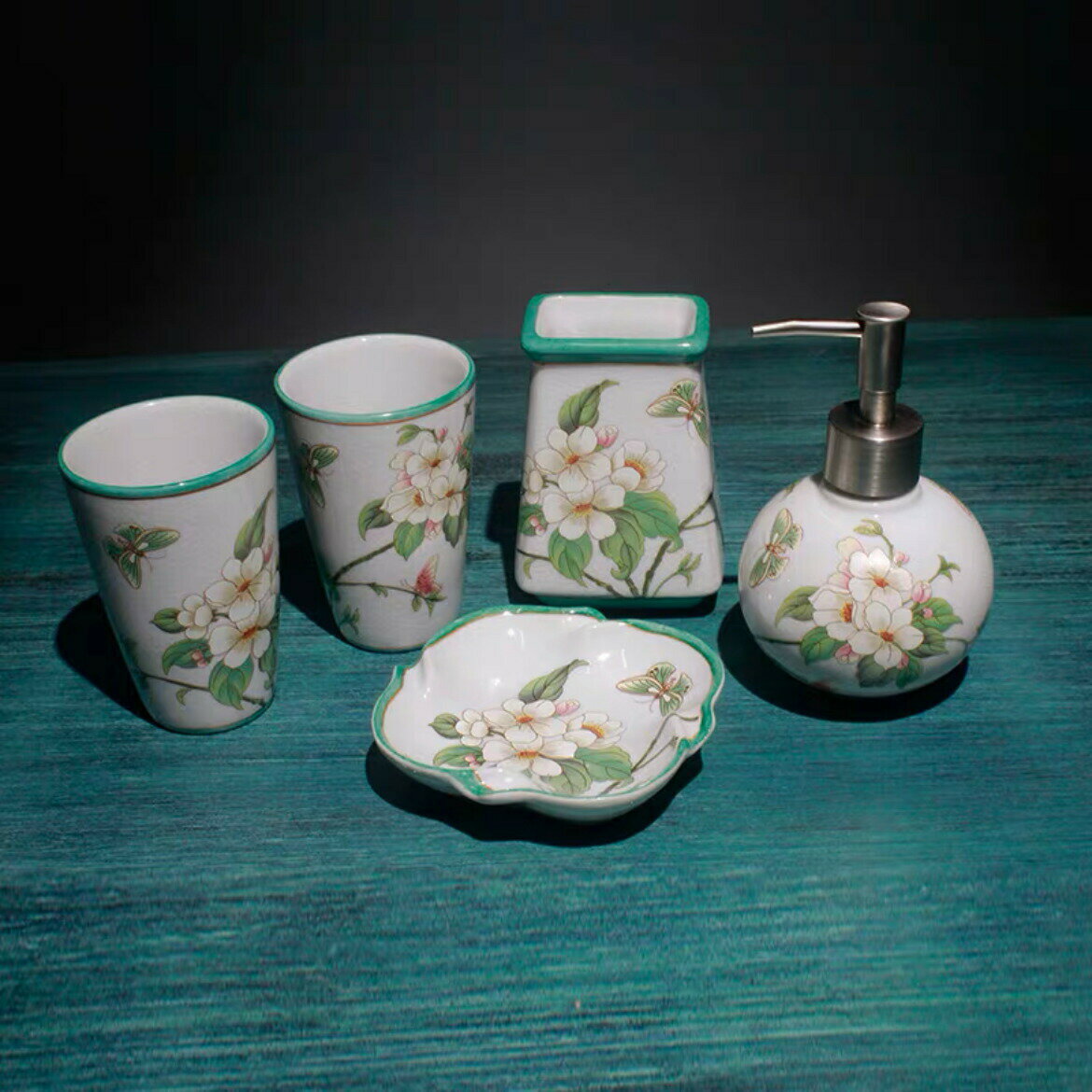 バスルームセット 洗面用具 5点セッ