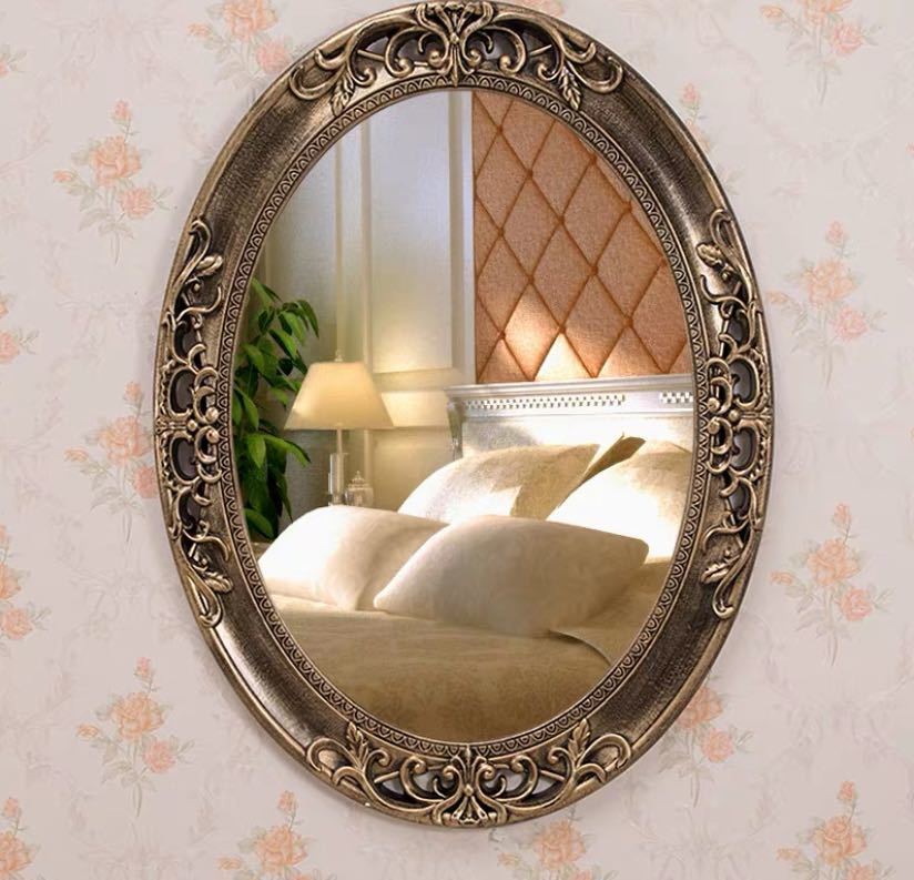 壁掛け鏡 壁掛け 壁掛け ミラ 60x80cm 鏡 調