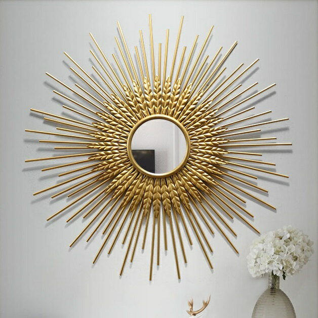 壁掛け鏡 部屋飾り 壁掛け 壁掛け 鏡 鉄工芸品