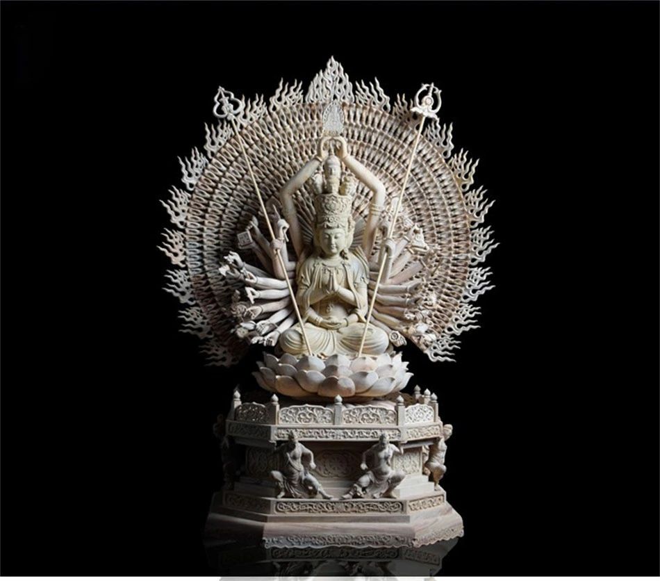 ■商品仕様■☆名称：千手観音菩薩☆素材：樟木☆商品のサイズは （約寸）： 高さ：88cm※商品を手に取って採寸しております、素人のため、誤差はお許し下さい。■商品仕様■☆名称：千手観音菩薩☆素材：樟木☆商品のサイズは （約寸）： 高さ：88cm※商品を手に取って採寸しております、素人のため、誤差はお許し下さい。