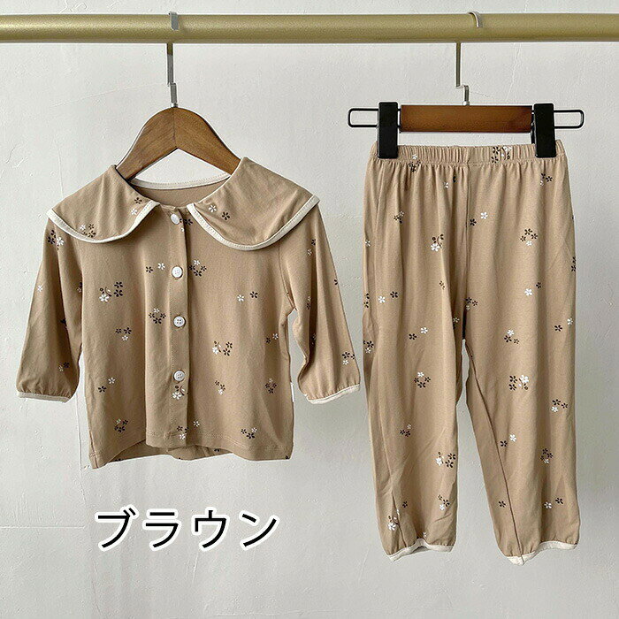 Pijamá Pantalones largos 2 cajas arriba y abajo Pantalones cortos chico chica dulce dulce bebé ropa de cama anti-frío anti-frío primavera otoño invierno fiesta de parto — vista 2