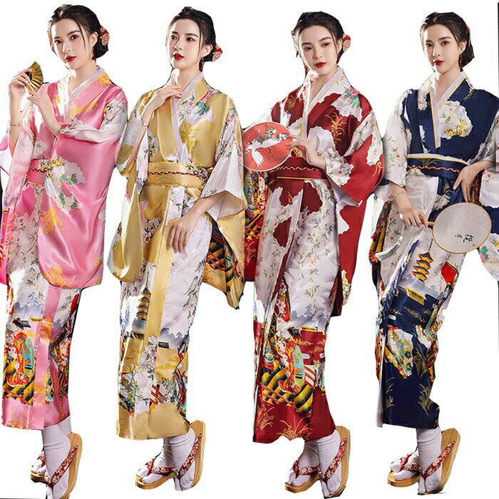 浴衣 浴衣 大人 花魁 チューム 着物 8色 作り帯 華やかな フリー 花柄 夏 女性 ゆかた 派手 可愛い おしゃれ きれいめ 成人式 夏祭り 花火大会 文化祭