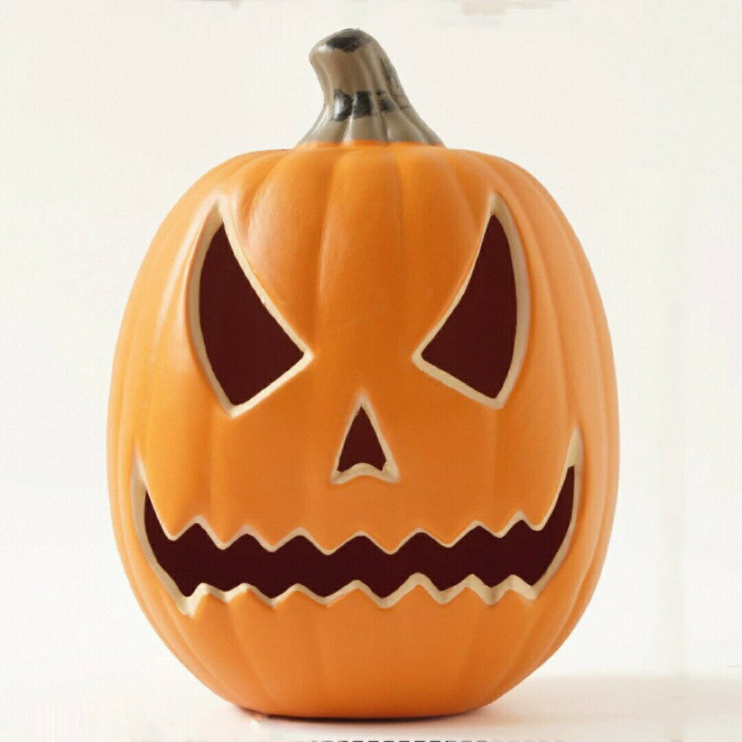 ハロウィン かぼちゃランタン LEDライト付き ジャックオーランタン 装飾置物