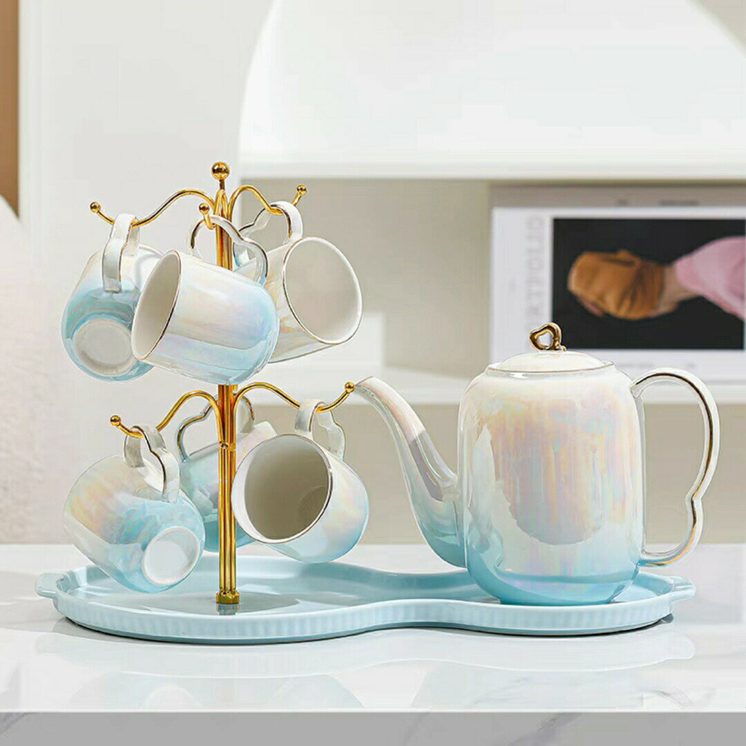 ティー・コーヒーカップセット カップ6客セット 陶磁器ティーセット
