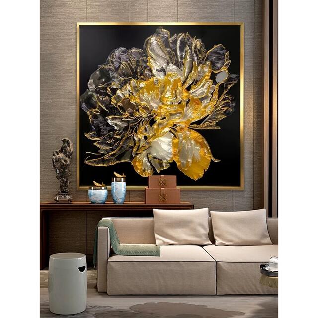 ガラス琺瑯彩 エナメル工芸品 高級琺瑯飾り絵 玄関 壁掛け 琺瑯絵美術品