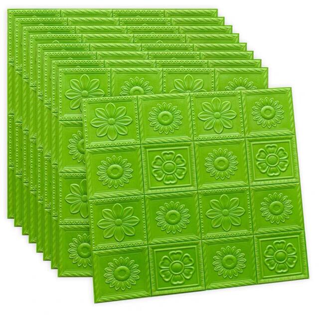 樂天商城 - 50枚 70cm×70cm 背景壁 3D立体レンガ模様壁紙 防水 汚い防止