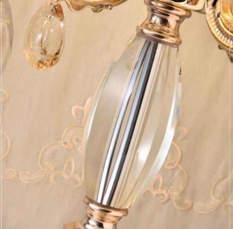 照明スタンドライト テーブルランプ デスクライト 卓上ステンド 高級水晶スタンド