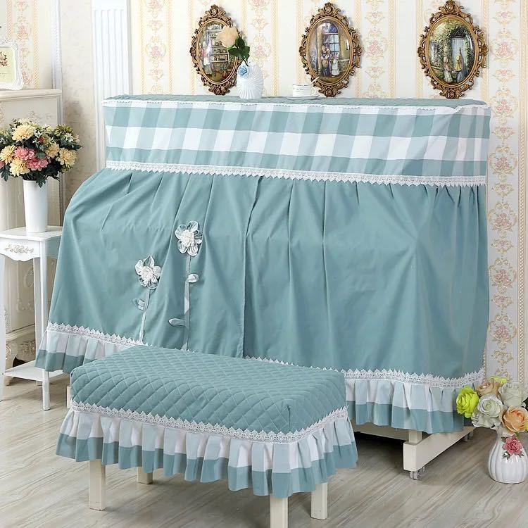 こたつ布団 正方形 モダンリーフ柄 ピアノカバー ピアノイスカバー 2点セット レース Sinessy 楽天市場店 新生活用品