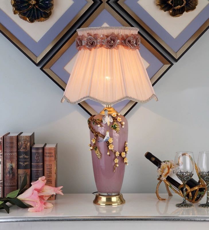 Orchid Lamps - インテリア照明 テーブルスタンド 照明スタンド 卓上ステンド ．高級陶磁器照明テーブルライト