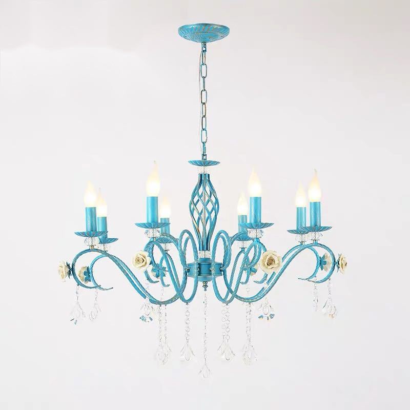 樂天商城 - 豪華天井照明 ペンダントライト．洋風照明 シャンデリア 北欧デザイン シーリングライト不可 8灯 電源直結タイプ