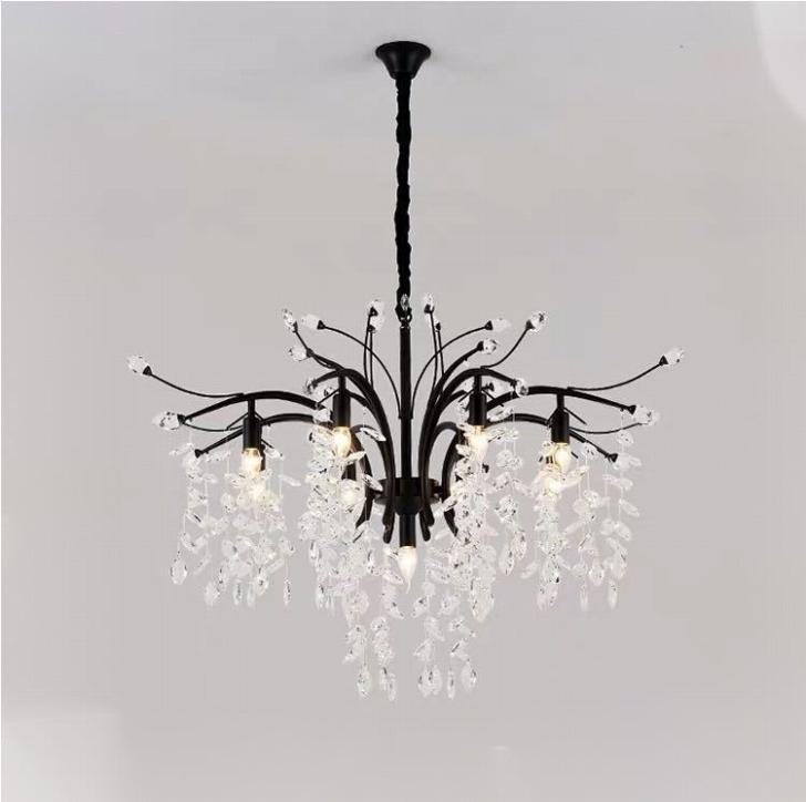Pendant Lamps - 0720ペンダントライト．洋風照明 シャンデリア 北欧デザイン シーリングライト不可 高級天井照明 9灯 電源直結タイプ