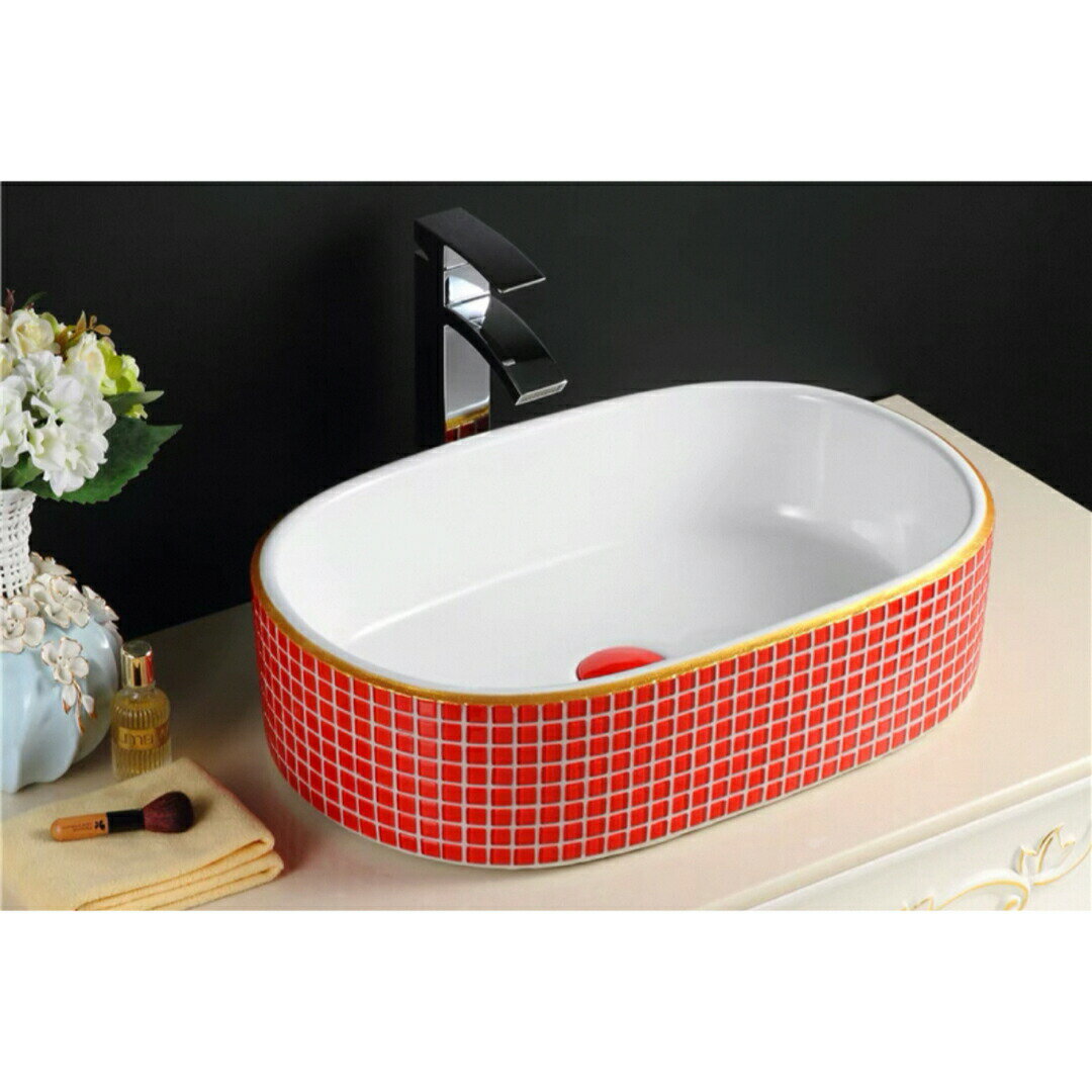 商品説明サイズ（cm）：幅：63奥行き：38.5高さ：13素材：陶磁器取付について：取付工事はお近くの工務店様にご相談してください他にもサイズがございますので、ご購入前に必ずご連絡ください。（57.5x36.5x14 ）、（53.5x31....