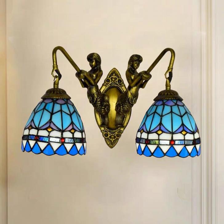 壁掛け照明 ステンドグラス ランプ 壁掛け灯