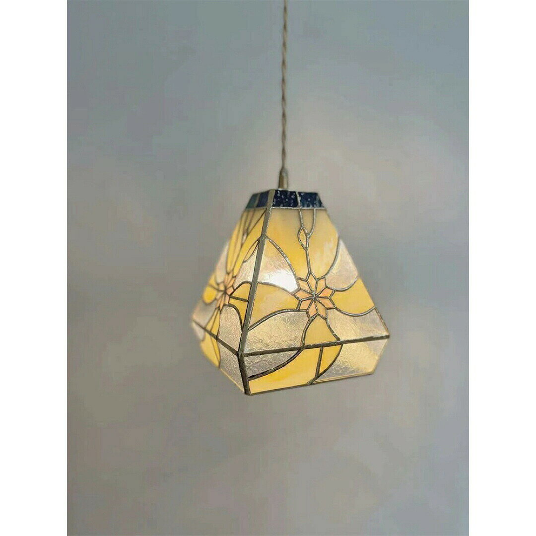 Standing Lights - ステンドグラス ペンダントライト 豪華 天井照明 ステンドグラスランプ ガラス工芸品
