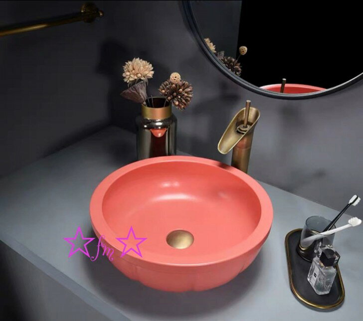 高級 洗面台 洗面ボウルセット 洗面ボール 陶器 手水鉢 手洗器 手洗い鉢 洗面器 蛇...