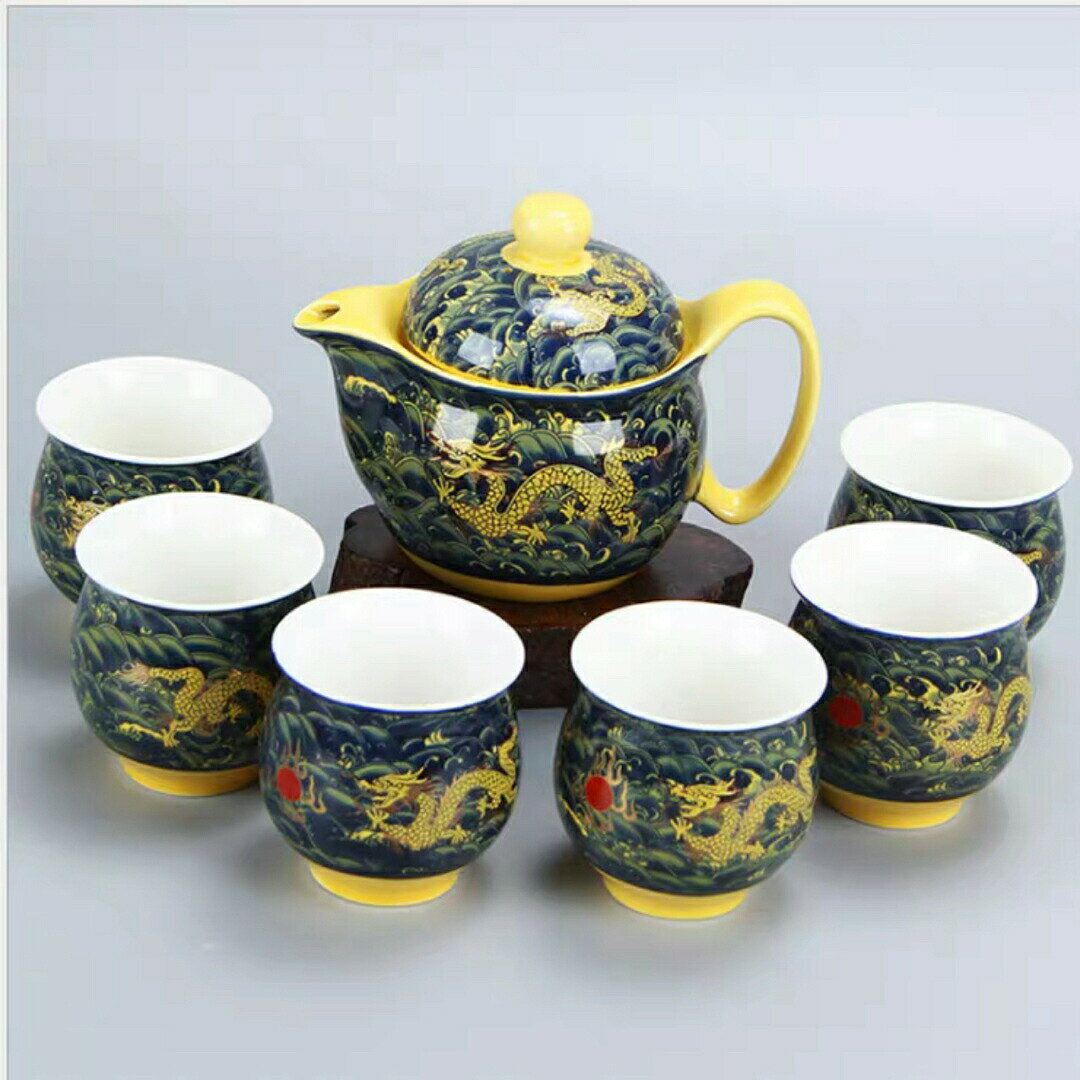 6客茶器揃 湯呑 急須ポット 茶器セット ティーセット コップ
