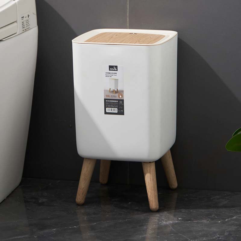 ゴミ箱 2点セット 高脚 宿舎 リビングルーム 高級 日式 スタンド式 ゴミ箱 かわいい 現代 大容量 軽い 紙バスケット 室内 インナーバケット ダストボックス 収納 [3]
