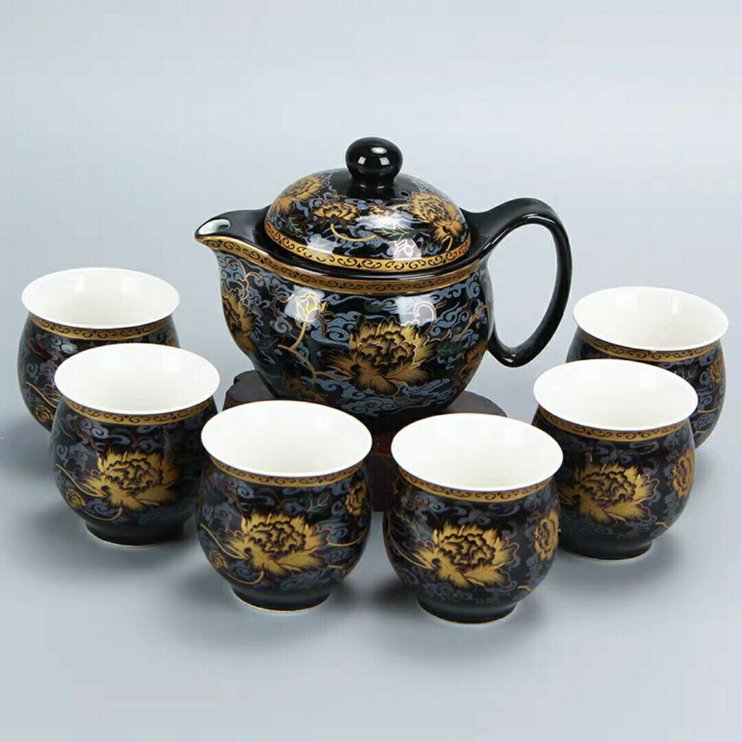 6客茶器揃 湯呑 急須ポット ．茶器セット ティーセット