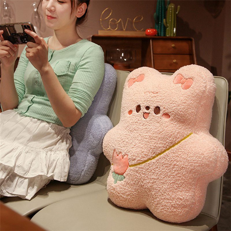 樂天商城 - 抱き枕 座布団 背もたれ クッション フロアクッション チェアパッド 椅子用 チェアクッション おしゃれ 北欧 ざぶとん ラウンド クッション 在宅 テレワーク シートクッション フロア クッション マルチクッション