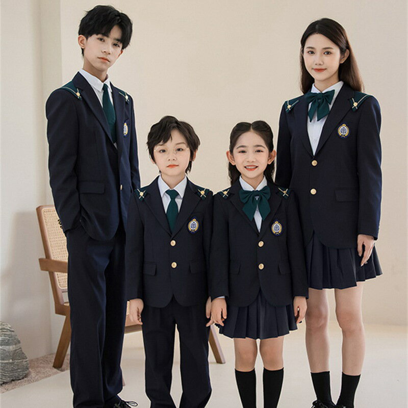 樂天商城 - 子供スーツ 入学式 卒業式 スーツ 女の子 男の子 フォーマル スーツ 子供服 コート 七五三 保育園 発表会 結婚式 子供 キッズ ジャケット 長袖 キッズ おしゃれ 小学校 中学生 高校生 セットアップ スーツセット 上下セット ジュニア フォーマルスーツ おしゃれ 100-180cm