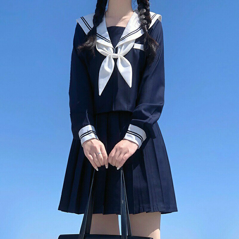 JK制服 セーラー服 レディース制服 コスプレ セーラー服 大きいサイズ 衣装 制服 仮装学生服 コスチューム 長袖 上下セット 女子制服 ..
